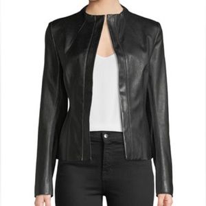 Theory lamb leather jacket